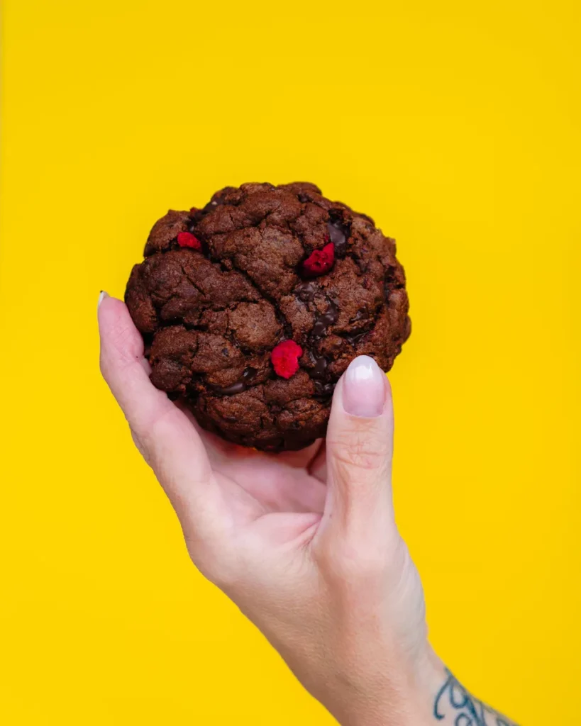 Chocolade-framboos NYC cookie